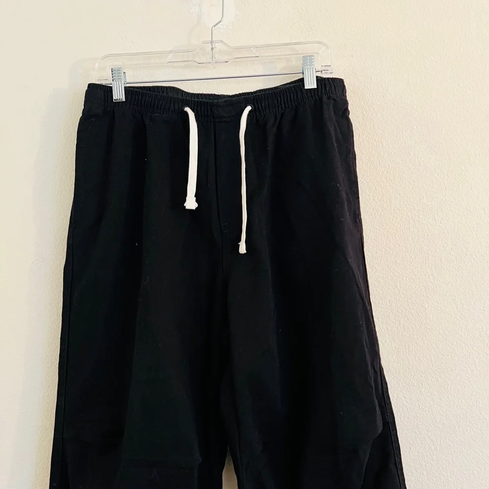 H&M Men's Black Baggy Oversized Joggers Size Small